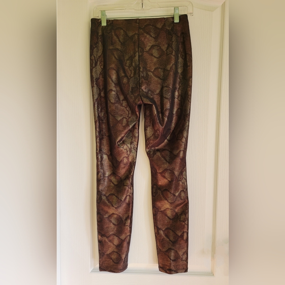 🤎NWOT Mother High Waisted Seamless Looker Ankle Python Print Leggings, Size 28 - Picture 5 of 9